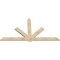 Ekena Millwork Kennewick Rough Sawn Timber Gable Bracket, Douglas Fir, 96"W x 52"H x 2"D x 6"F, 13/12 Pitch GBW096X52X0206KEN00RDF - alternate 5